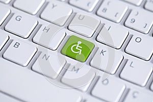 Accessibility disability computer icon