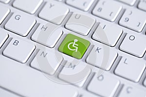 Accessibility disability computer icon photo