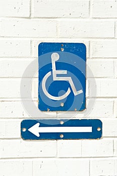 Accessibility sign