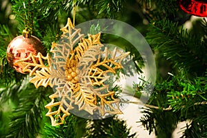 An accessory for decoration on christmas tree