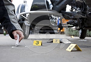 Accident forensics photo