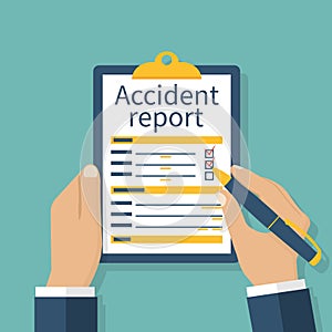 Accident report form