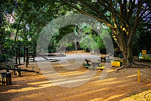 Acclimatization park in sao paulo brazil Children`s play photo