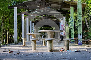 Acclimatization park sÃ£o paulo Brazil leisure area abandoned garbage