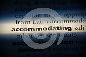 Accommodating