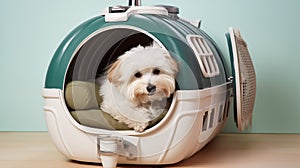 Accommodations tailored for pets during their travel journeys.AI Generated