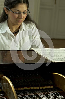 Accomplished Pianist at the Piano-2 photo