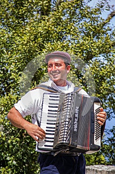 Accordion player