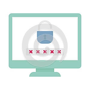 Account authorization Flat Vector icon which can easily modify or edit photo