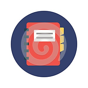 Account book Color Vector Icon which can easily modify or edit