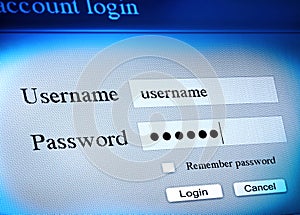 Account login sequence