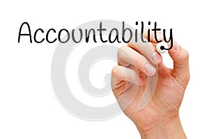 Accountability Black Marker