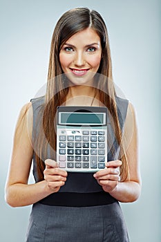 Accountant business woman portrait.