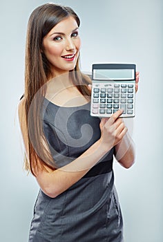 Accountant business woman portrait.