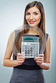 Accountant business woman portrait.