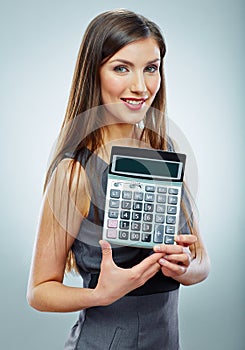 Accountant business woman portrait.