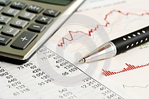 Financial accounting stock img