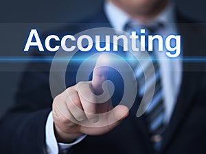 Accounting Analysis Business Financing Banking Report concept