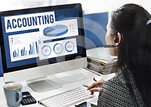 Accounting Auditing Balance Bookkeeping Capital Concept