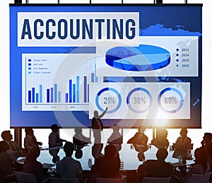 Accounting Auditing Balance Bookkeeping Capital Concept