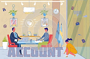 Accounting and Bookkeeping Word Concept Banner