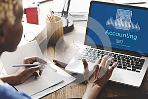 Accounting Business Credit Economy Icon Concept