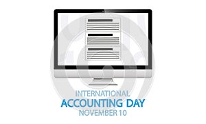 Accounting Day International computer