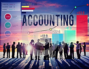 Accounting Economy Financial Banking Revenue Concept