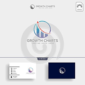 accounting, finance logo template vector isolated