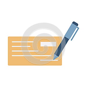 Accounting flat vector icon which can easily modify or edit