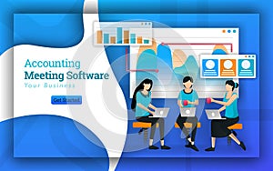 Accounting Meeting Software has many professional accountants from many companies, serving small business tax and training for acc
