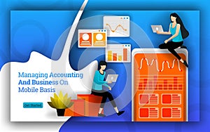 Accounting statistics simplified to managing accounting and Business on Mobile basis. bookkeeping software and apps makes it easy