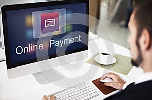 Accounting Statistics Technology Application Concept