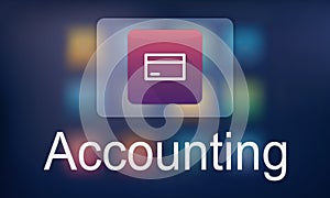 Accounting Statistics Technology Application Concept
