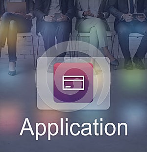 Accounting Statistics Technology Application Concept