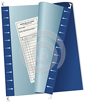 Accounting waybill archive file