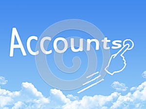 Accounts cloud shape