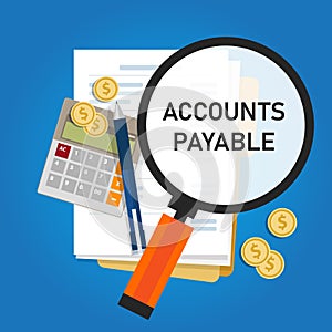 Accounts payable accounting term within the general ledger that represents a company obligation to pay debt to its