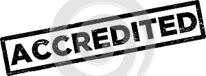 Accredited stamp
