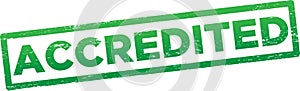 Accredited stamp