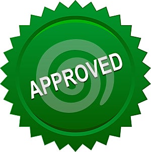 Accredited green seal stamp