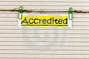 Accredited institution business certificate accreditation seal approval best choice