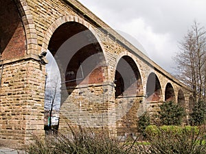 Accrington railway viaduct photo