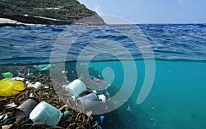 accumulation of garbage in the ocean, environmental pollution