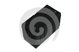 Accumulator isolated on white background