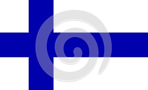 Accurate Finland flag