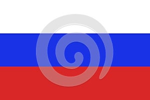 Accurate russia flag vector