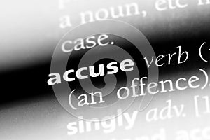 accuse