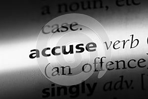 accuse