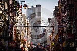 The entry of Chinatown in New York